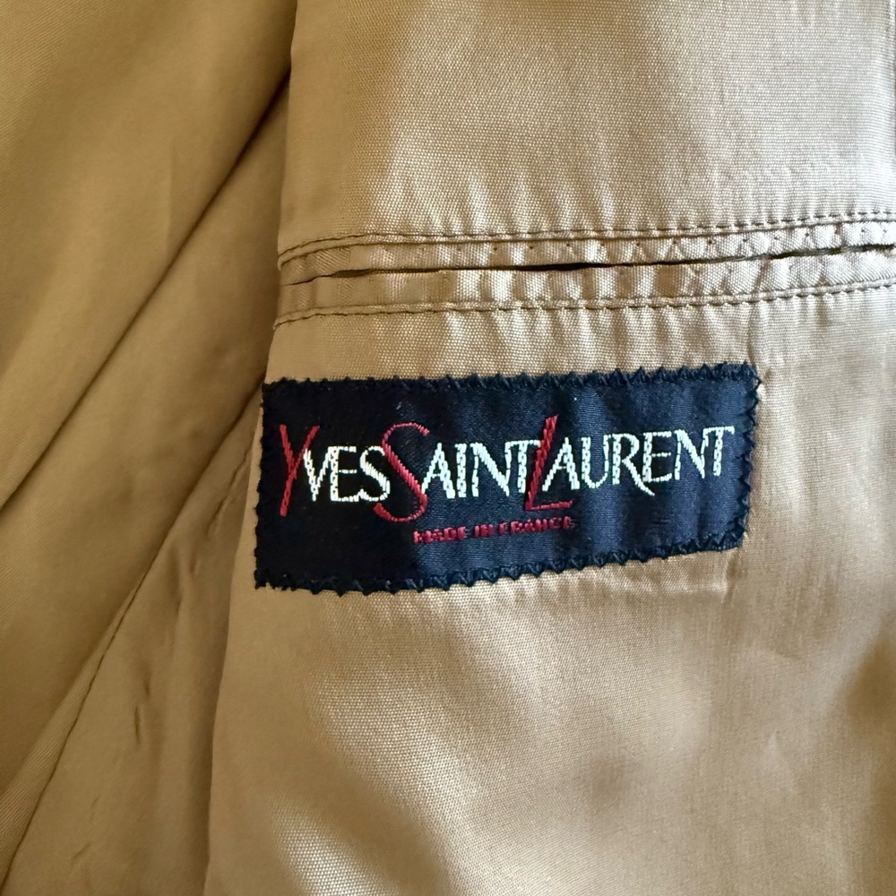 Yves Saint Laurent Tan Blazer